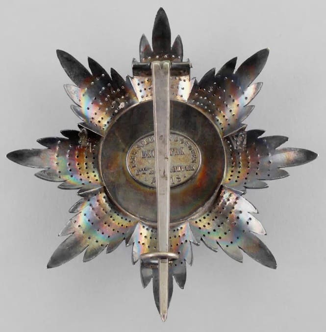 Order  of the Redeemer breast star made by Lemaitre.jpg