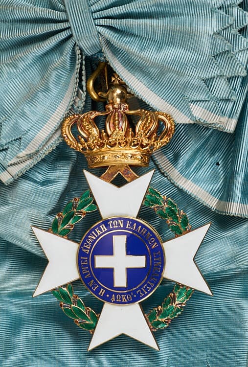 Order of the Redeemer Grand Cross made by  Lemaitre, Paris.jpg