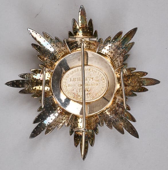 Order of the Redeemer  Grand Cross made by Lemaitre, Paris.jpg