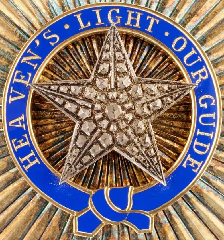 Order of the Star of India made by Halley.jpg