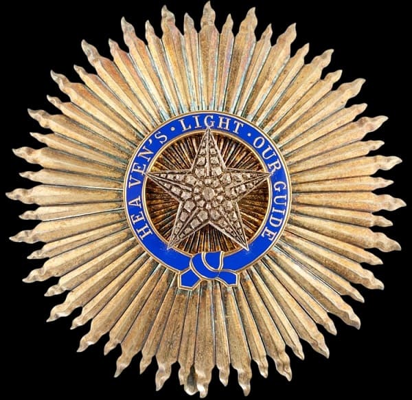 Order of the Star  of India made by Halley .jpg