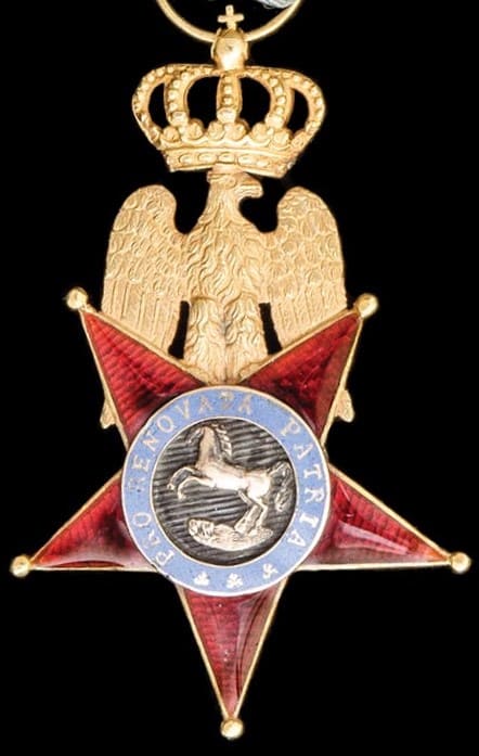 Order of the Two Sicilies Joseph Napoleon Second issue, Knight’s breast badge.jpg