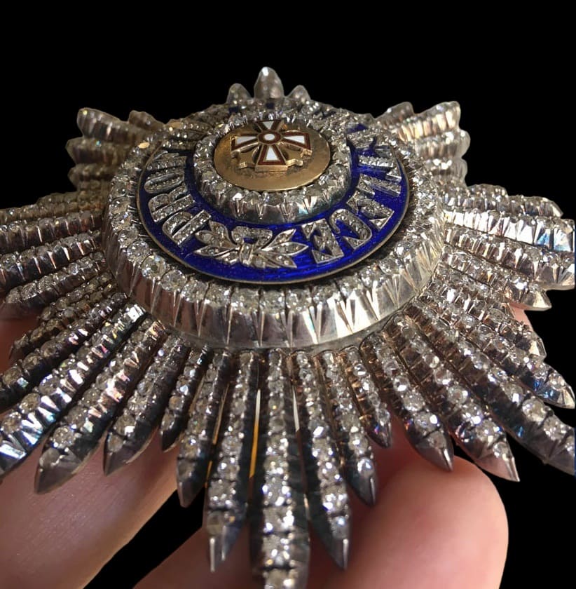 Order of the White Eagle with Diamonds awarded in 1913 to  General Albert d'Amade.jpg
