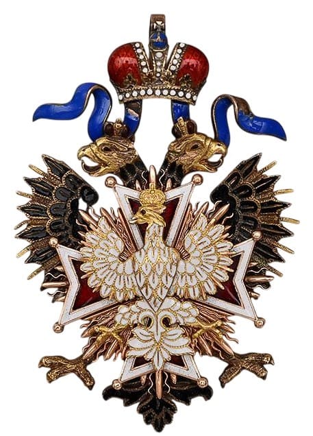 Order of White Eagle awarded in 1896 to Field Marshal Francis Wallace.jpg