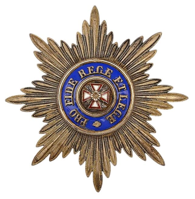 Order of White Eagle breast star awarded in 1896 to Field Marshal Francis Wallace.jpg