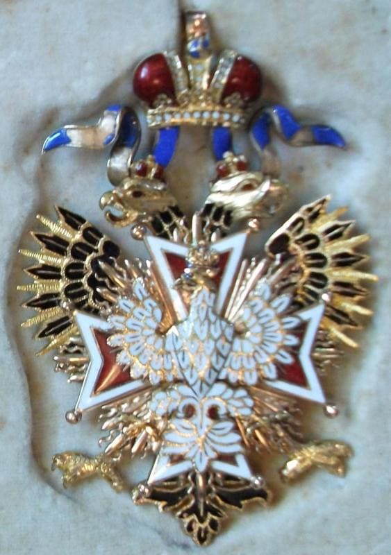 Order of White Eagle for Non-Christians awarded in 1891.jpg