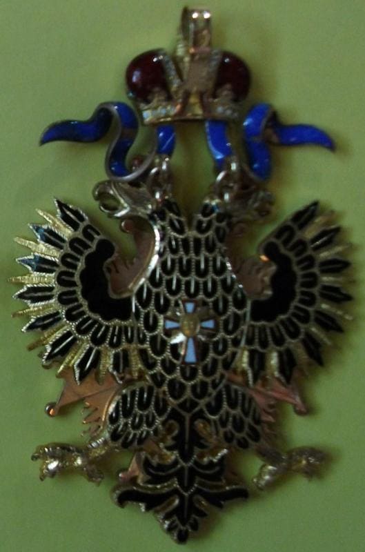 Order  of White Eagle for Non-Christians awarded in 1891.jpg
