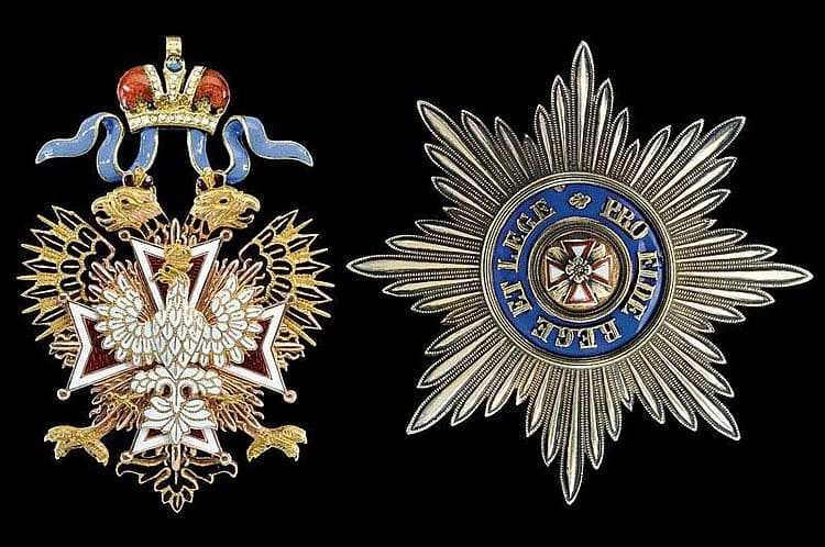 Order of White Eagle made by workshop of Albert Keibel set.jpg