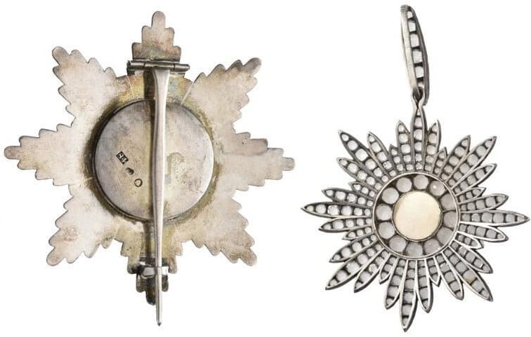 Orders of Lion  and Sun made by Frederick Adolf Golshtenius workshop.jpg