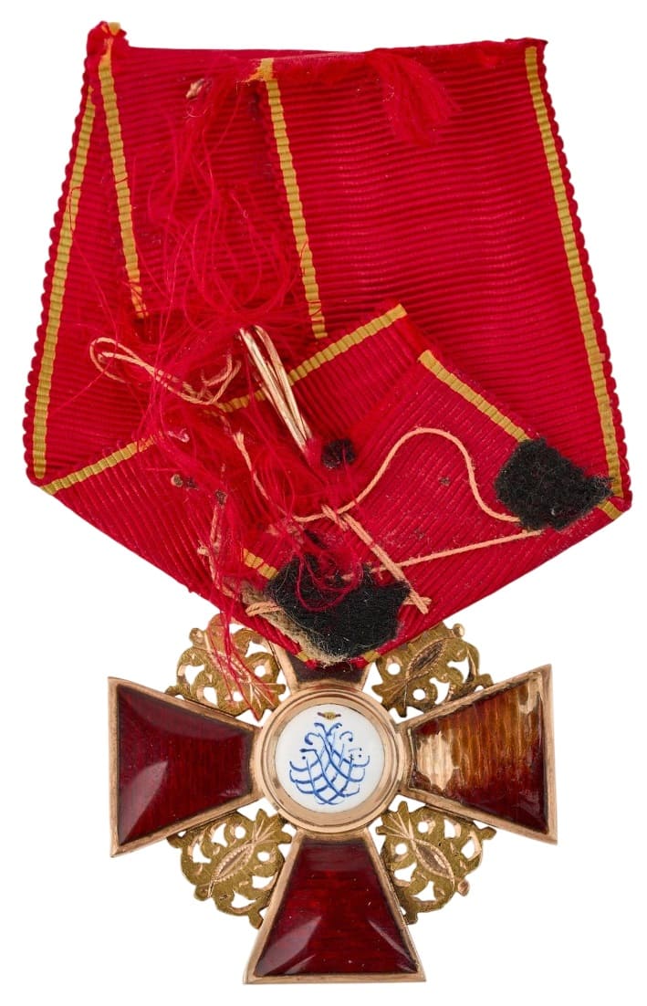 Ordre de Sainte Anne Croix de  chevalier de 3e classe IK.jpg