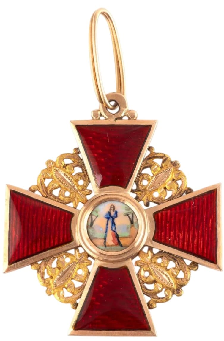 Ordre de Sainte Anne Croix de chevalier de 3e classe IK.jpg