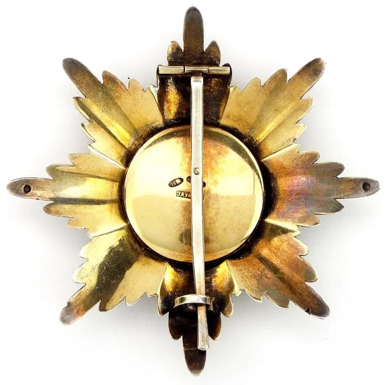 Original Eduard-made  breast star of Saint Anna order with high quality fake medallion.jpg