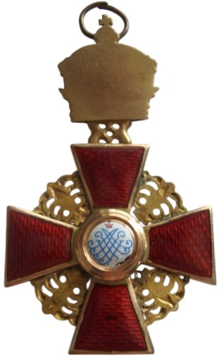 Original Eduard-made Saint Anna order with added phantasy Imperial Crown.jpeg