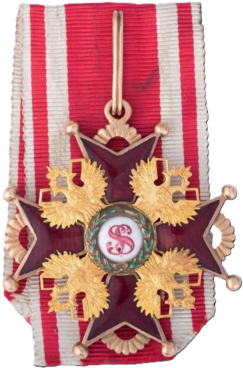 Original IK-made 2nd class Saint Stanislaus order with restored eagles.jpg