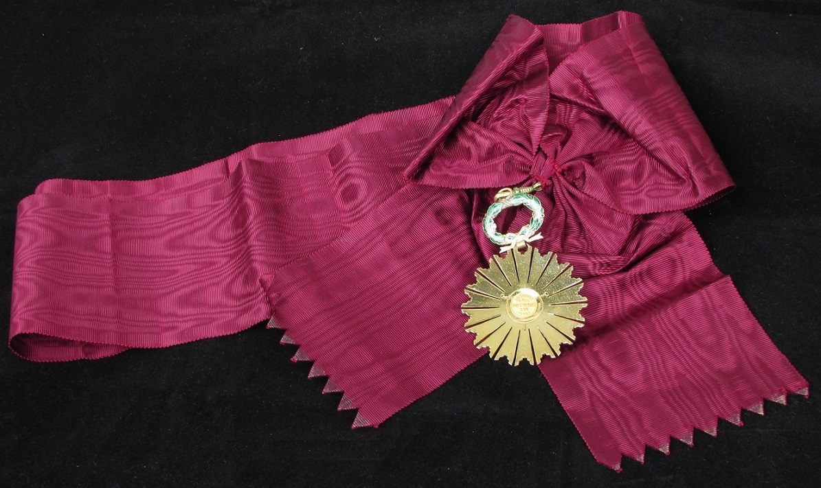 Peru Order of the Sun of General John  J. Pershing.jpg