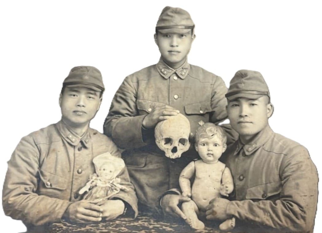 Photo of Japanese Soldiers with Dolls.jpeg