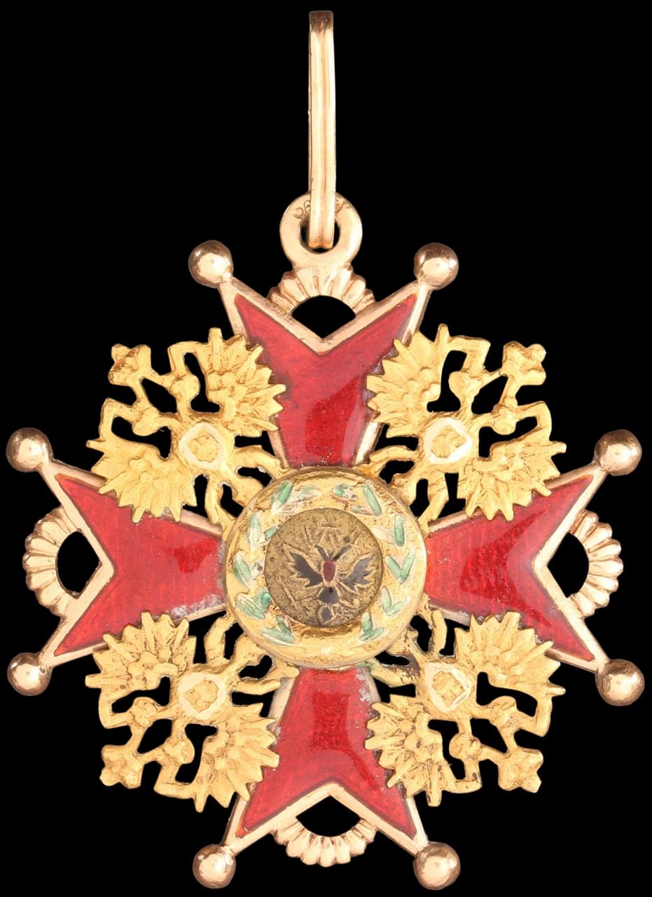 Поддельный знак ордена Святого Станислава III степени для нехристиан.jpg