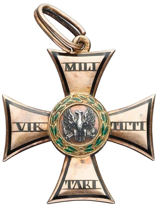 Поддельный знак ордена Военных заслуг (Virtuti Militari)  4-й степени.jpg