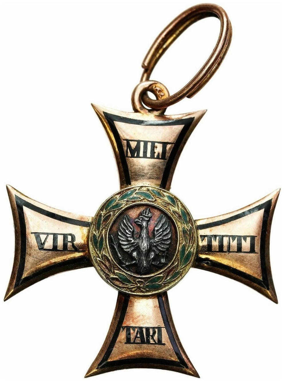 Поддельный  знак ордена Военных заслуг (Virtuti Militari) 4-й степени.jpg