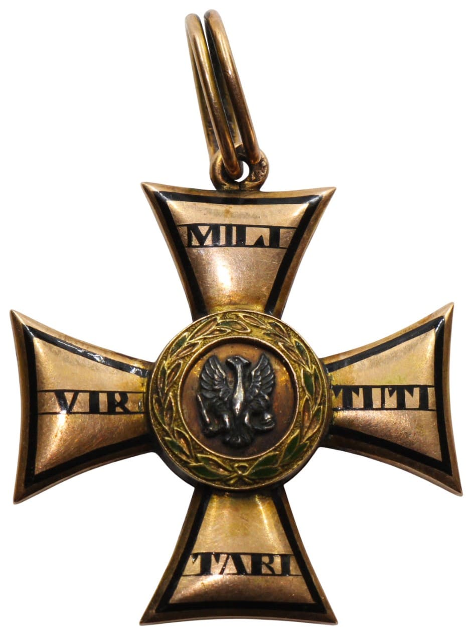Поддельный  знак ордена Военных заслуг (Virtuti Militari) 4-й степени.jpg