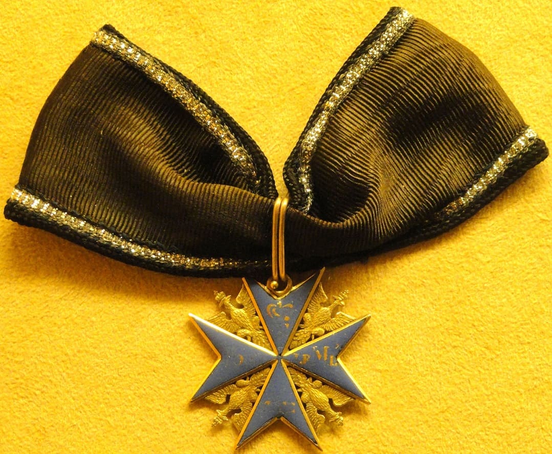 Pour le Mérite of  Russian General Alexander Petrovich Teslev.jpg