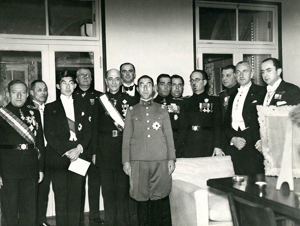 Prince Chichibu during a reception at Italian Embassy on March 31, 1938.jpg