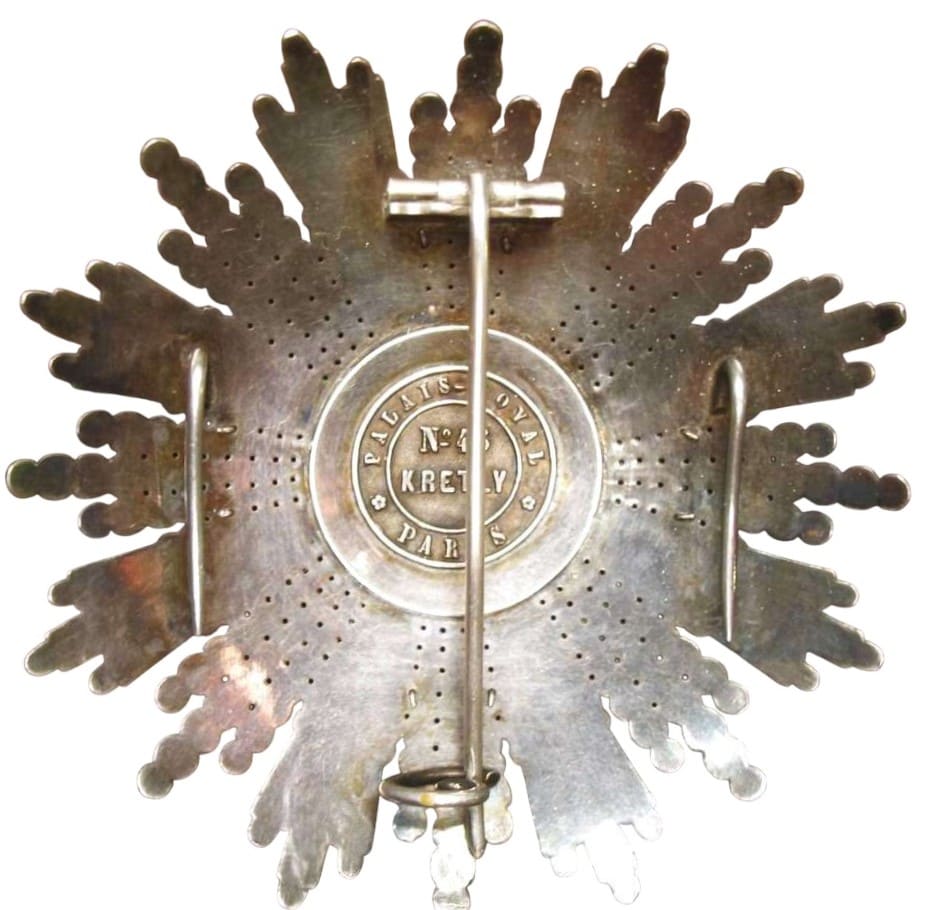 Prince Danilo I order breast star  made by Kretly.jpg