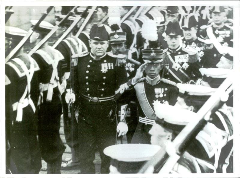 Prince Hirohito  reviewing Guard of Honour.jpg