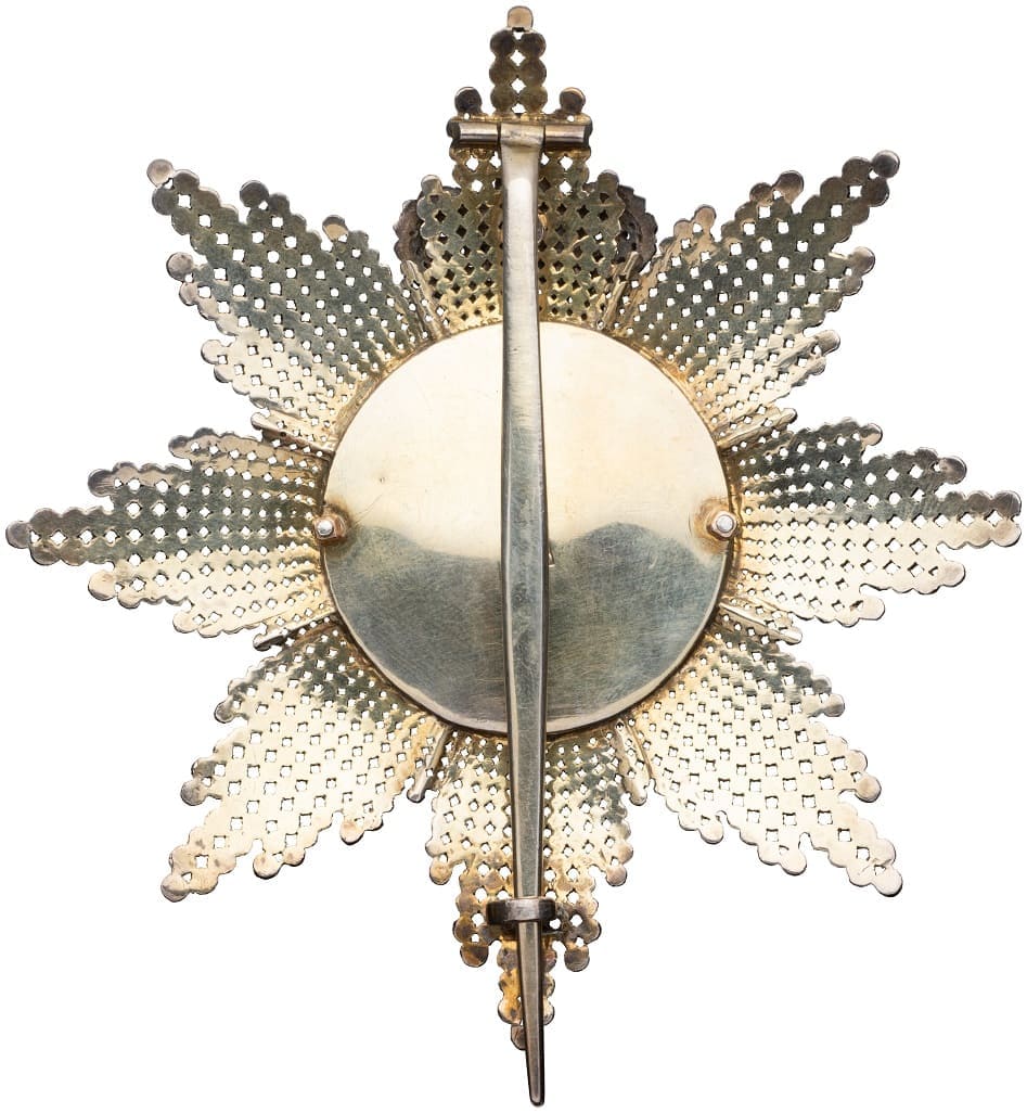 Privately Commissioned  Order of Saint Anna Dimond-cut Breast Star with Crown.jpg