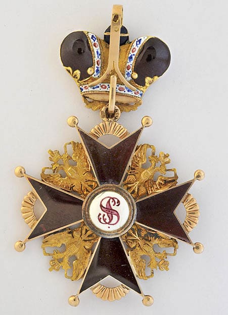 Privately  Commissioned Order of Saint Stanislaus with Imperial Crown.jpg