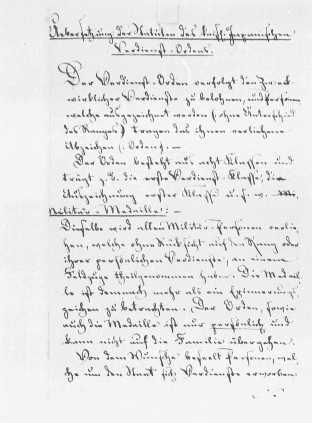 1873 Project of the Japanese Order by Austrian heraldist Friedrich