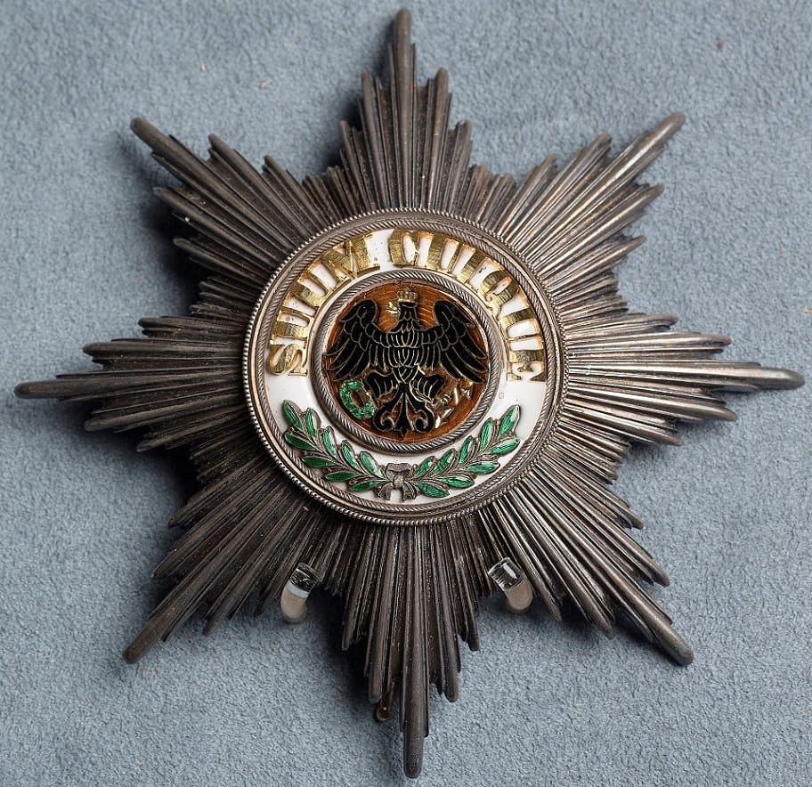Prussian Order of the Black Eagle of Prince Eugen, Duke of Närke