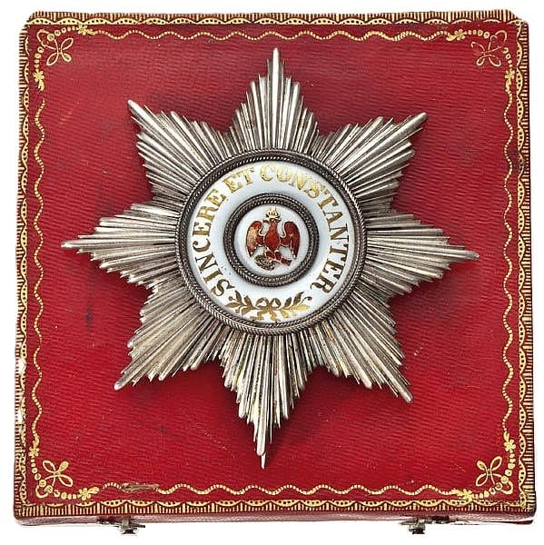 Prussian Red Eagle Order breast star made by Louis Legorju,  Kassel.jpg