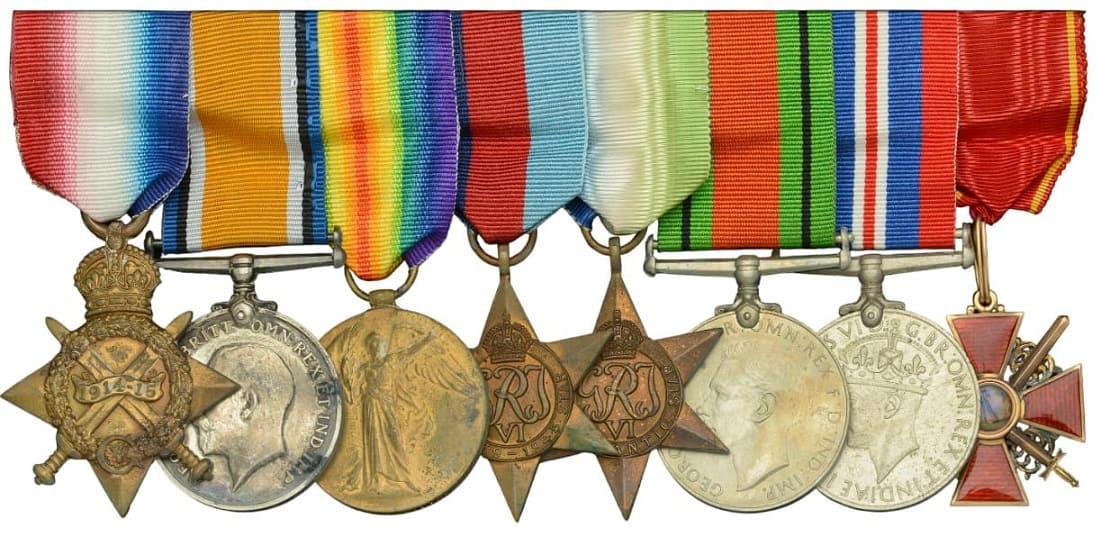 Rear-Admiral John Claude Hamilton medal bar.jpg
