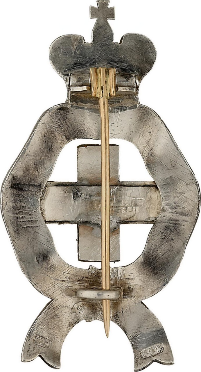 Red Cross Badge  for the Russo-Turkish War of 1877-1878 made by Ivan Osipov.jpeg