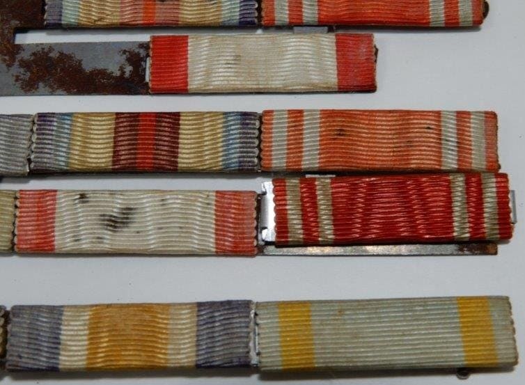 Ribbon bars  that belonged to the veteran of the battle of Khalkhin Gol.jpg