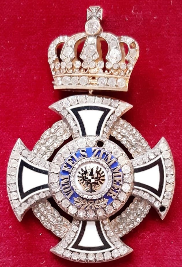 Royal House Order of  Hohenzollern Grand Commander's Cross with Diamonds of Otto von Bismarck.jpg