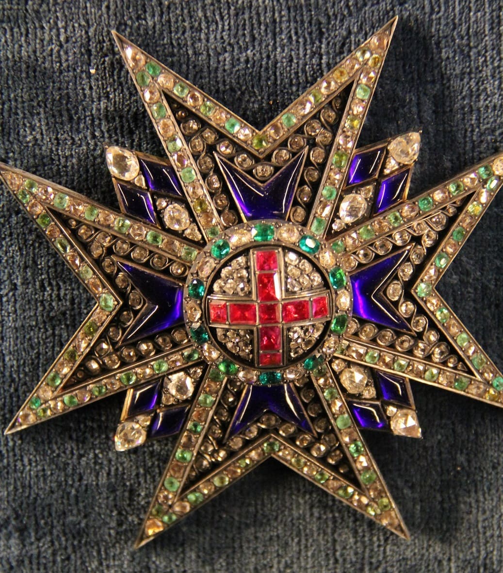 Royal Bavarian House Equestrian Orders of Saint George with Precious ...