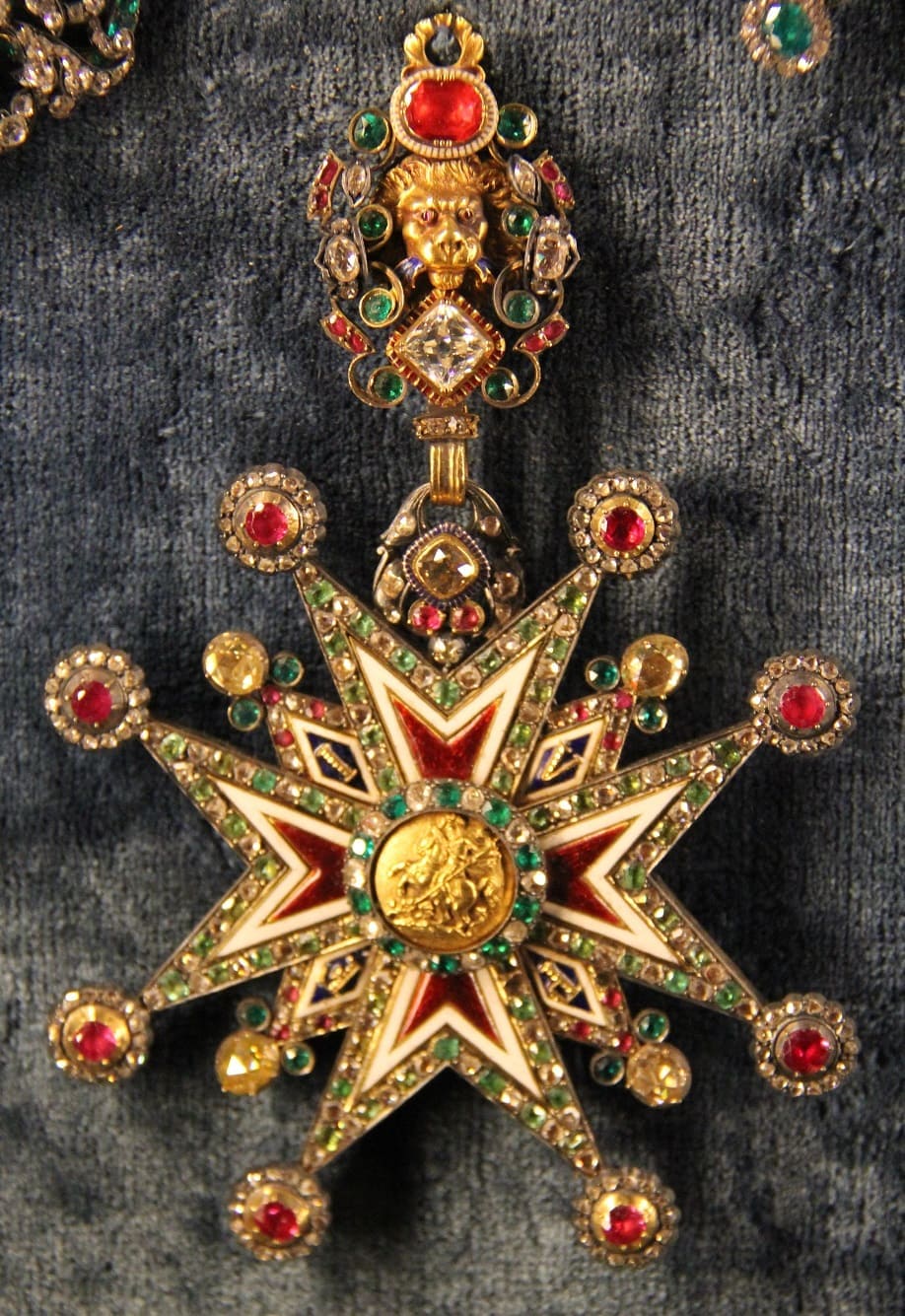 Royal Bavarian House Equestrian Orders of Saint George with Precious ...