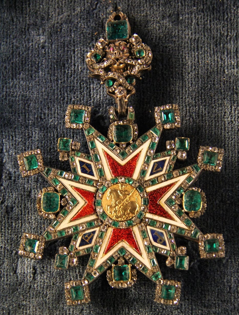 Royal Bavarian House Equestrian Orders of Saint George with Precious ...