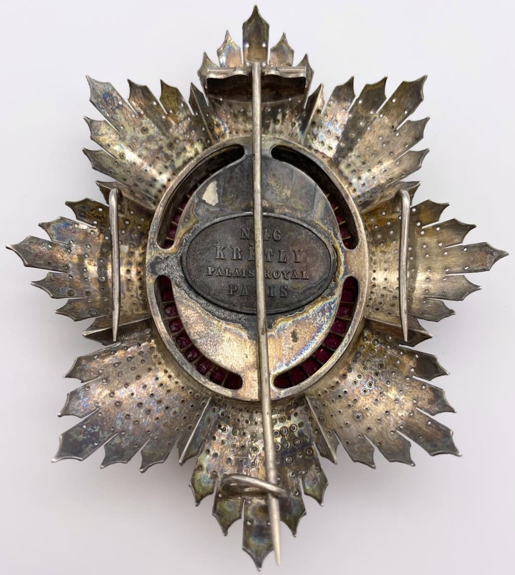 Royal Order of Cambodia breast  star Modèle de luxe made by Kretly, Paris.jpg