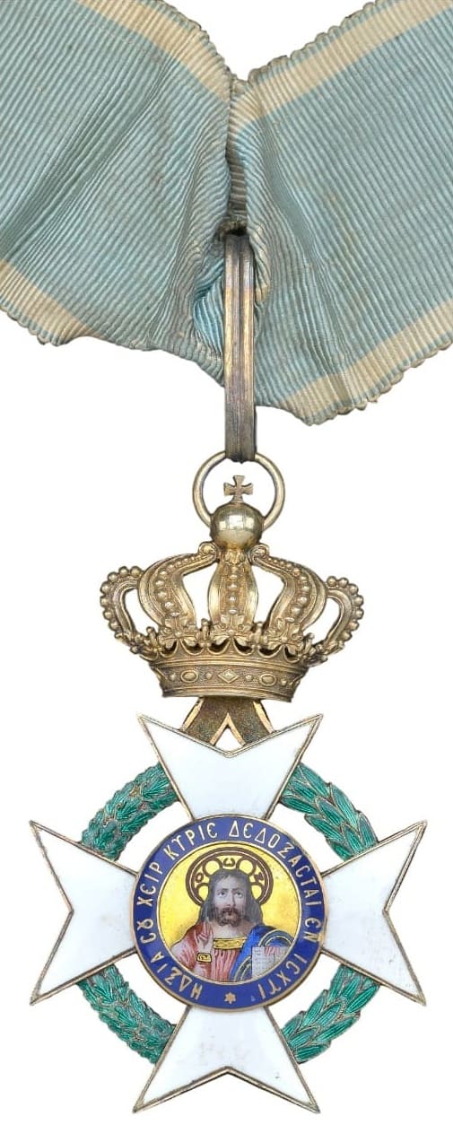 Royal Order of the Redeemer, Commander’s neck badge Kretly.jpg