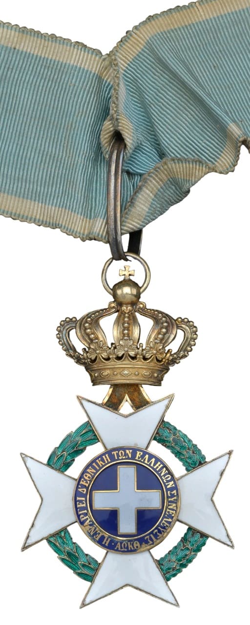 Royal Order of  the Redeemer, Commander’s neck badge Kretly.jpg