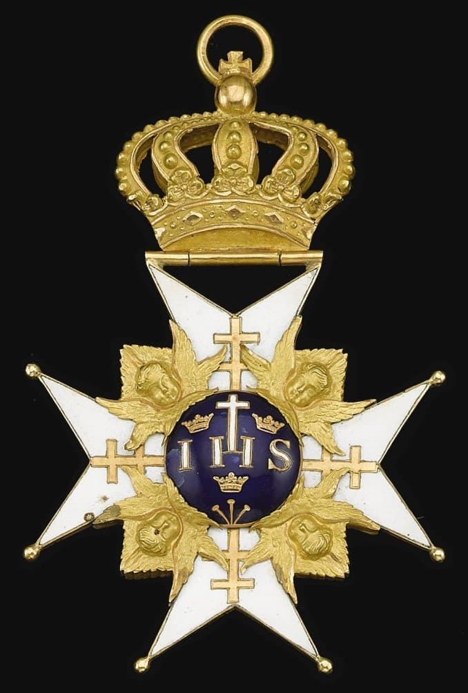 Royal  Order of the Seraphim awarded to Prince Napoléon Jérome.jpg