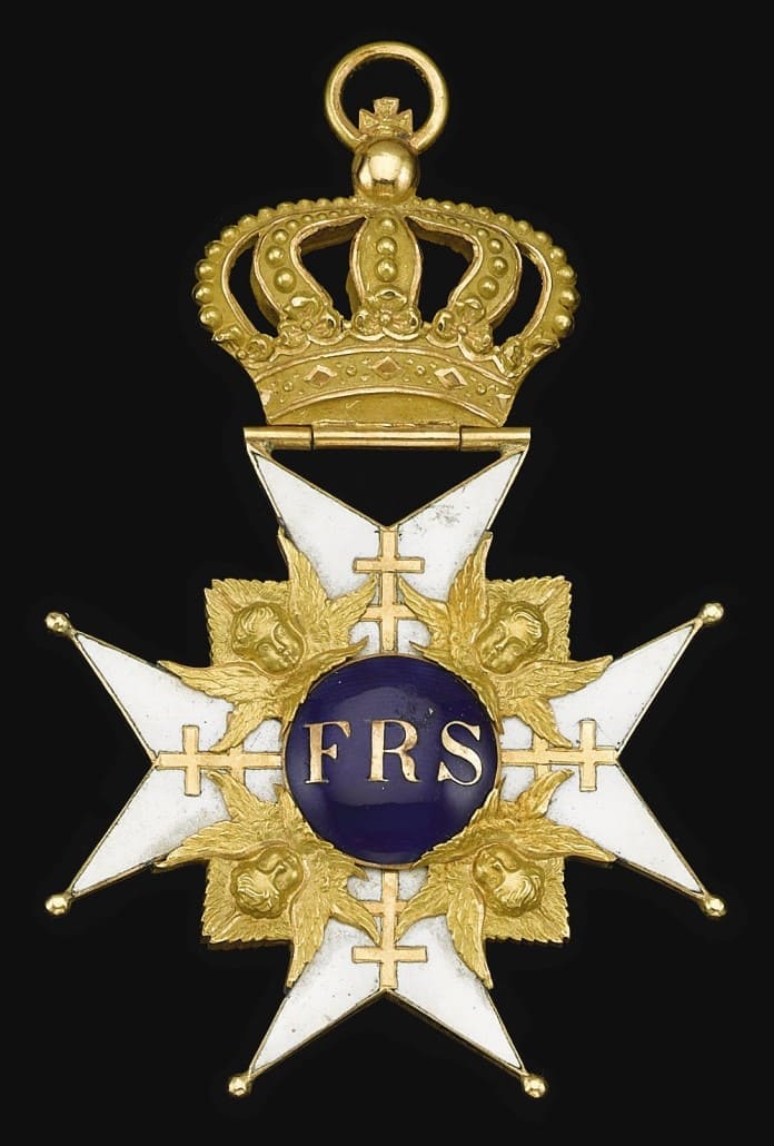 Royal Order of the Seraphim awarded to Prince Napoléon Jérome.jpg