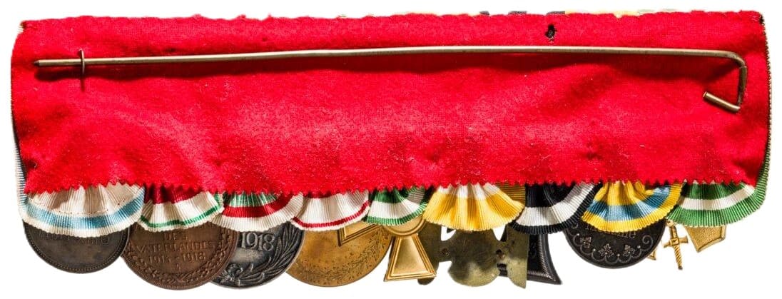 Royal Saxon Sergeant Max  Schiffel medal bar.jpg