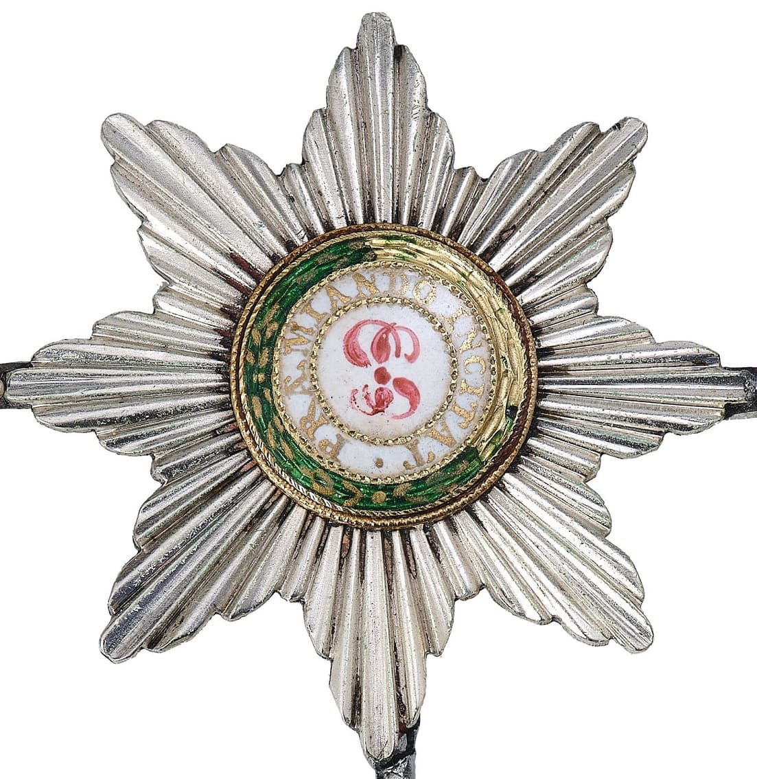 Russian Imperial Orders Miniature Breast Stars  mounted as Brooch.jpg