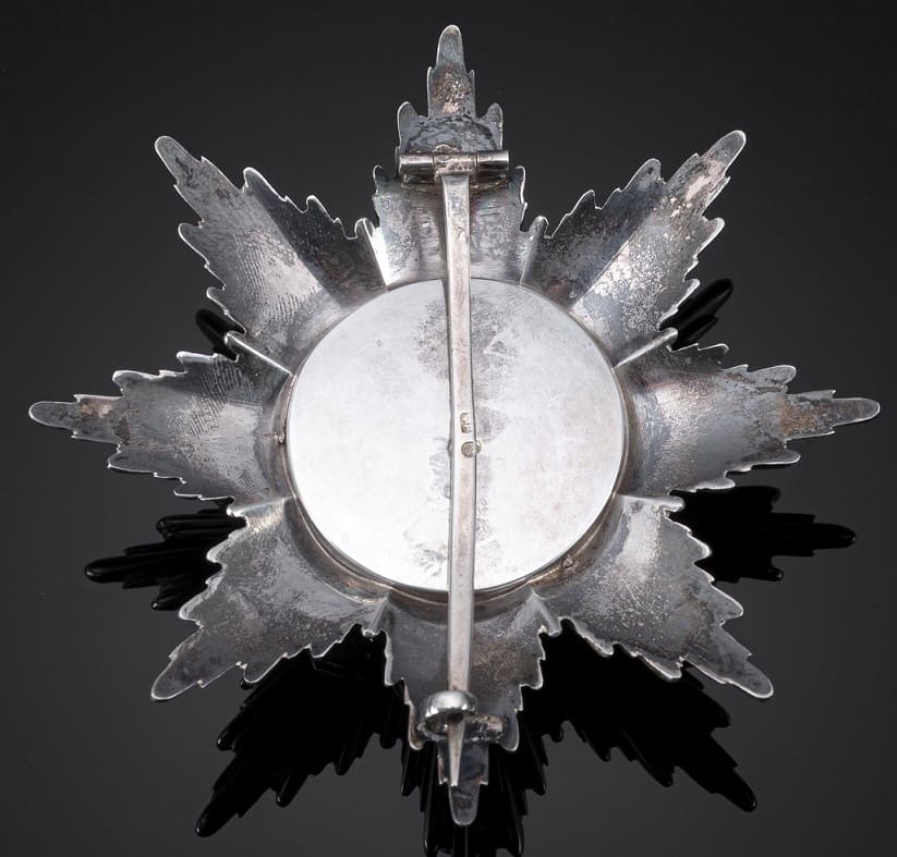 Russian-made order of the  double dragon breast star made by Fedor Rückert.jpg