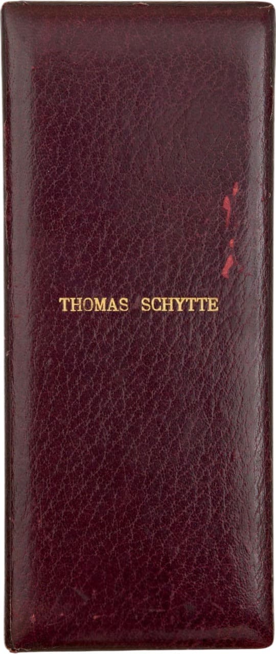 Saint   Anna order awarded in 1930 to Thomas Schütte.jpg