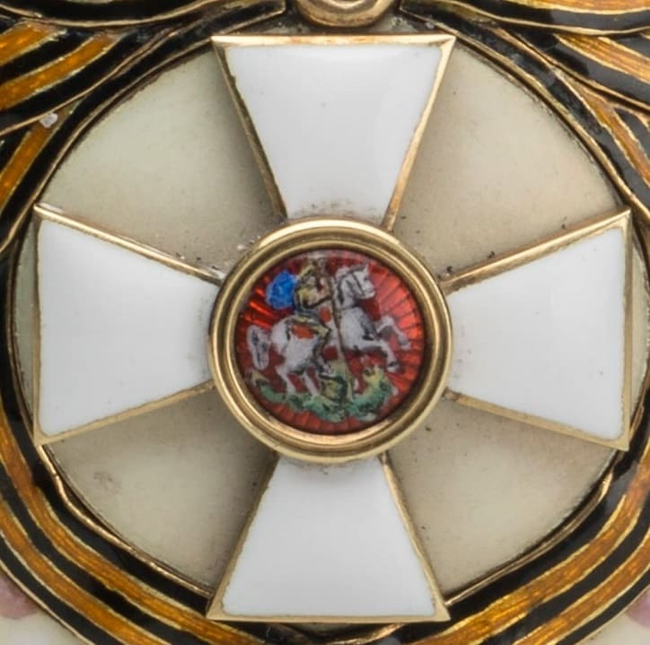 Orders of St. George made by Fabergé /КФ/ workshop | Medals of Asia